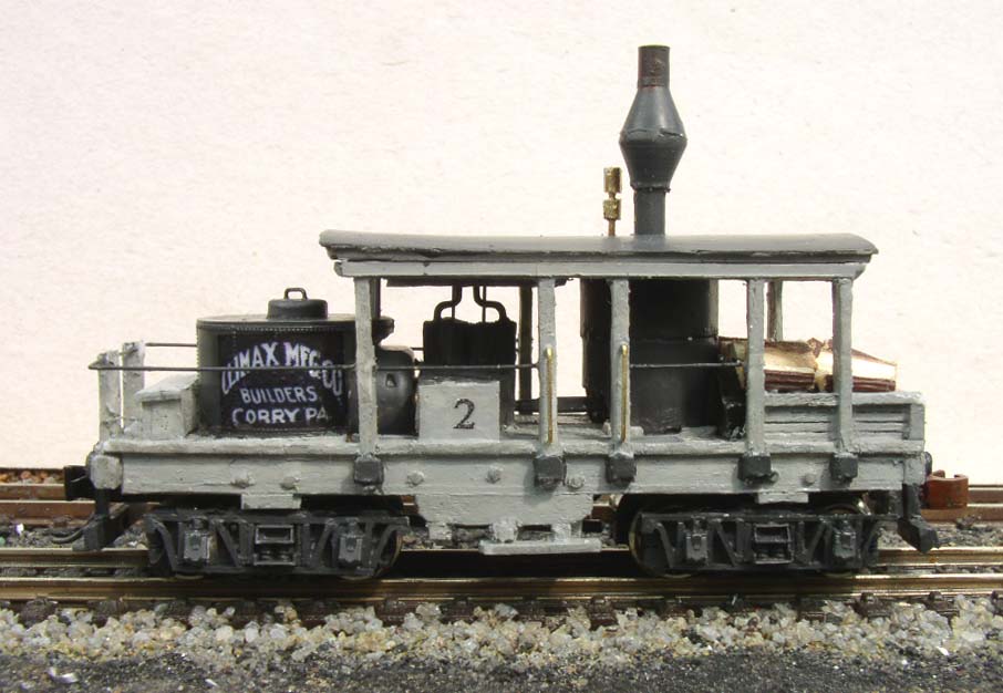 n scale climax locomotive