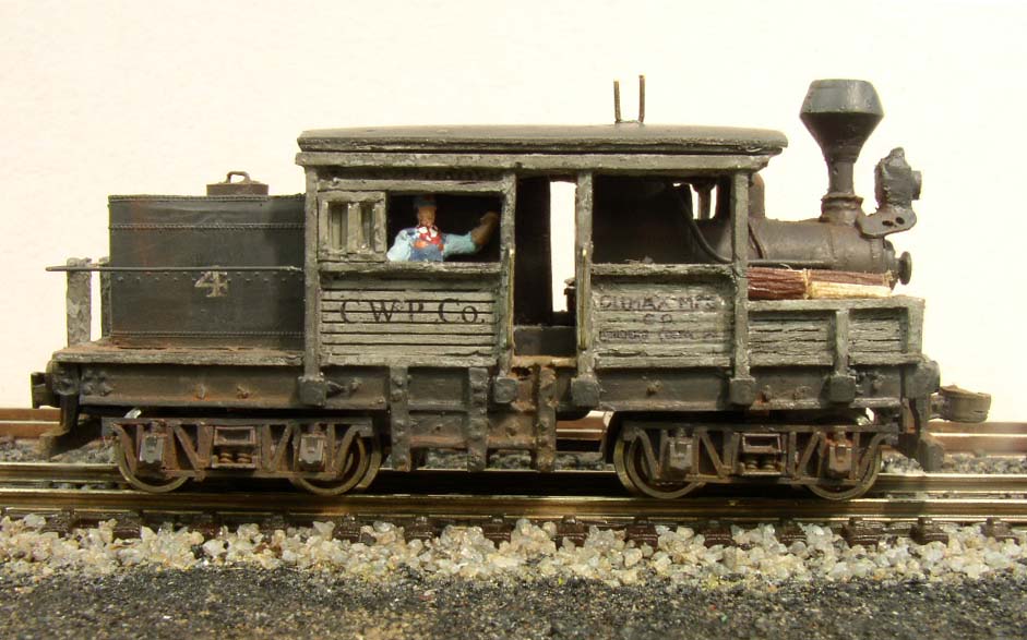 N scale custom Climax A 18-ton