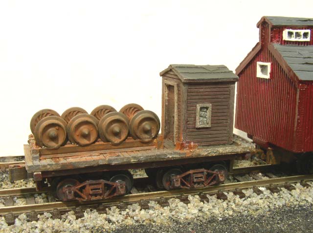 Modeltech Sudio logging work train wheel car custom paint